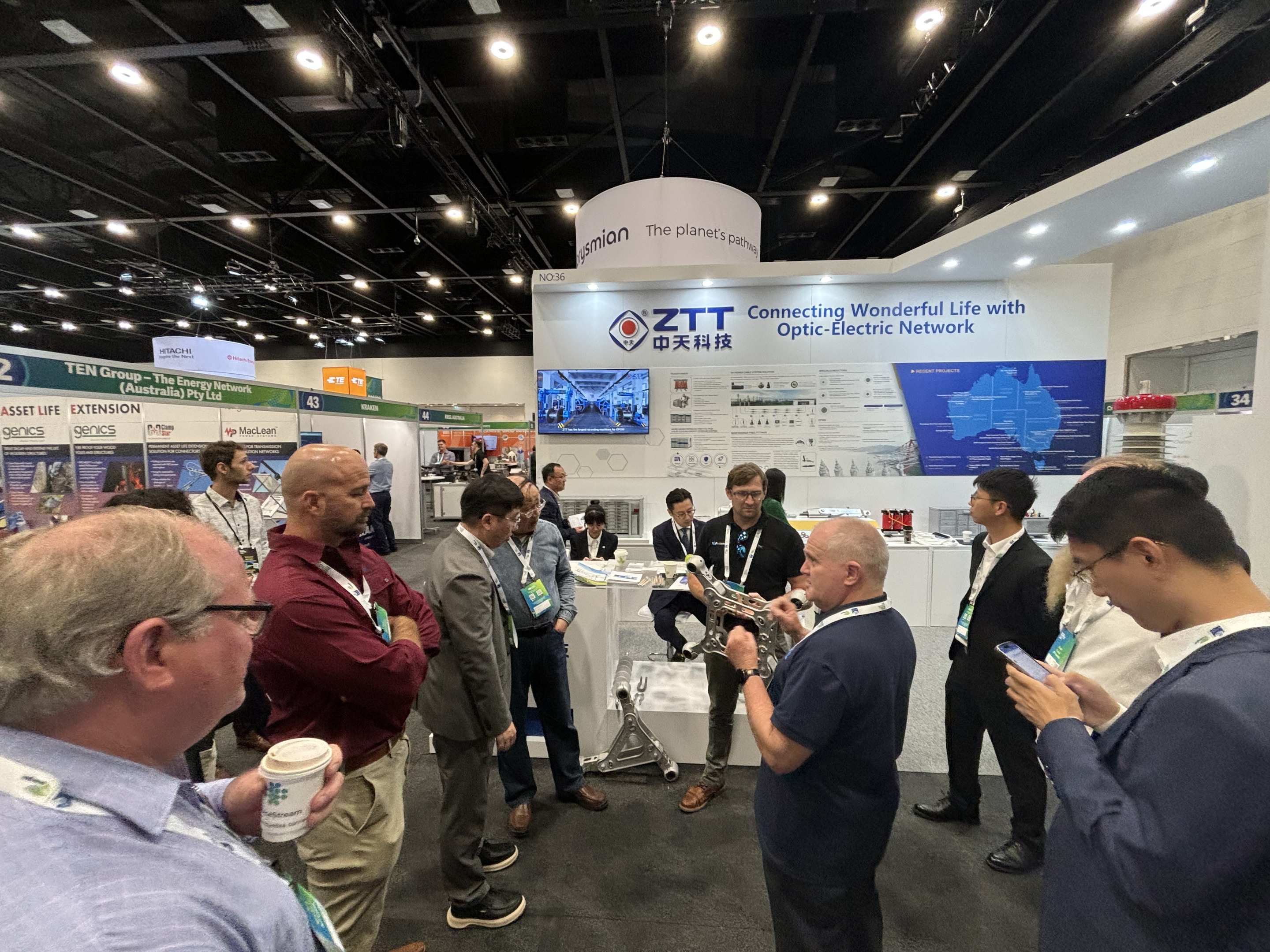 ZTT's Green Transmission Solutions Shine at Energy Networks 2024 Conference in Adelaide, Australia