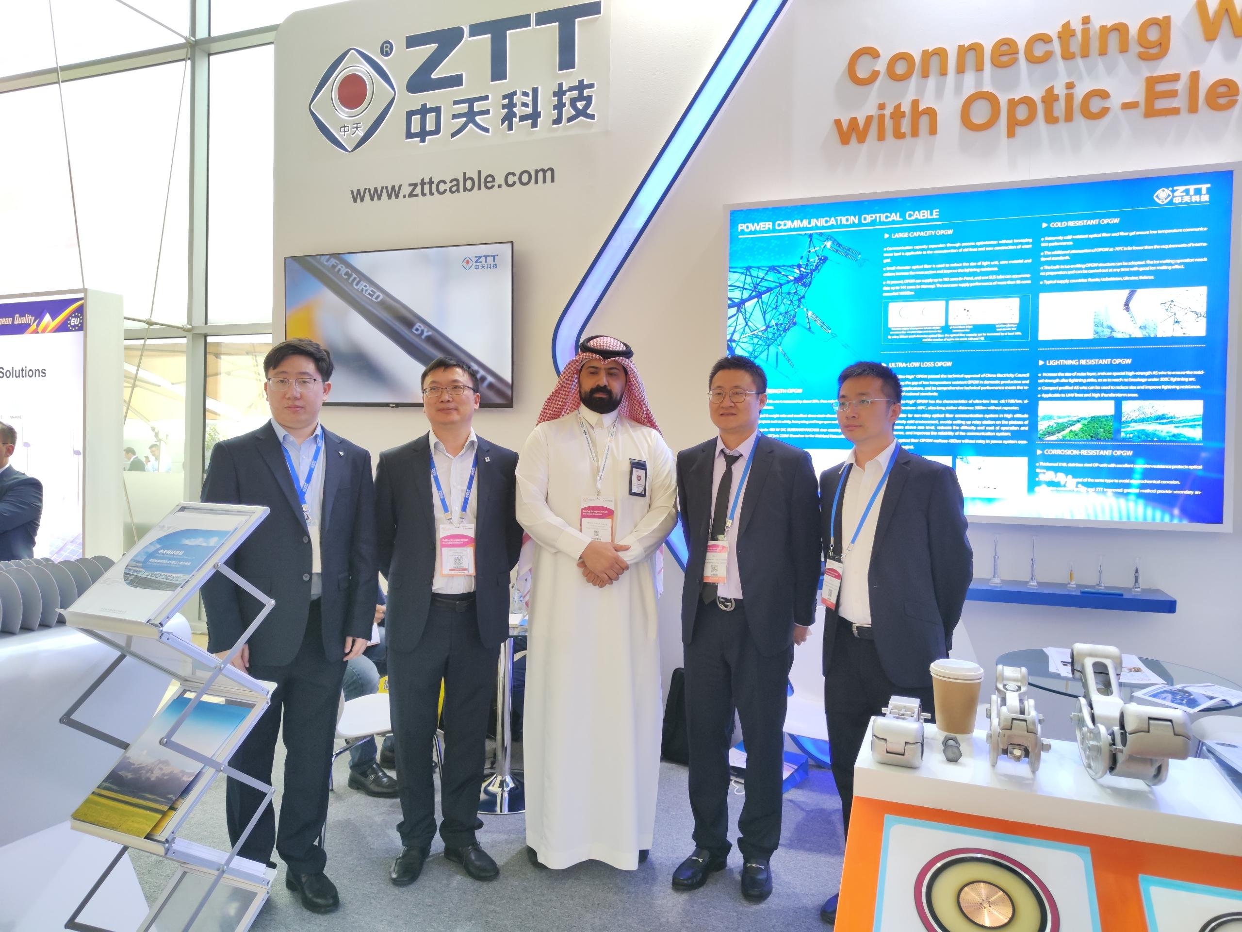 ZTT showcased latest power products at the Middle East Electricity (MEE) exhibition